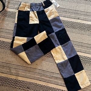Color block UO corduroy pants